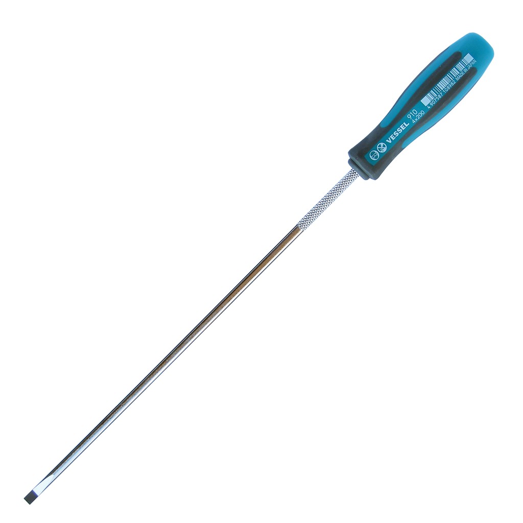 Obeng Vessel 910 Min 4x200 mm - MEGADORA Thin Shank Screwdriver