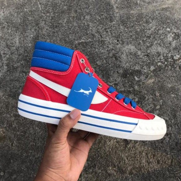 Sepatu Compass Retrograde Hi [White Red/Red White Blue/Black White/Blue Gum]-2