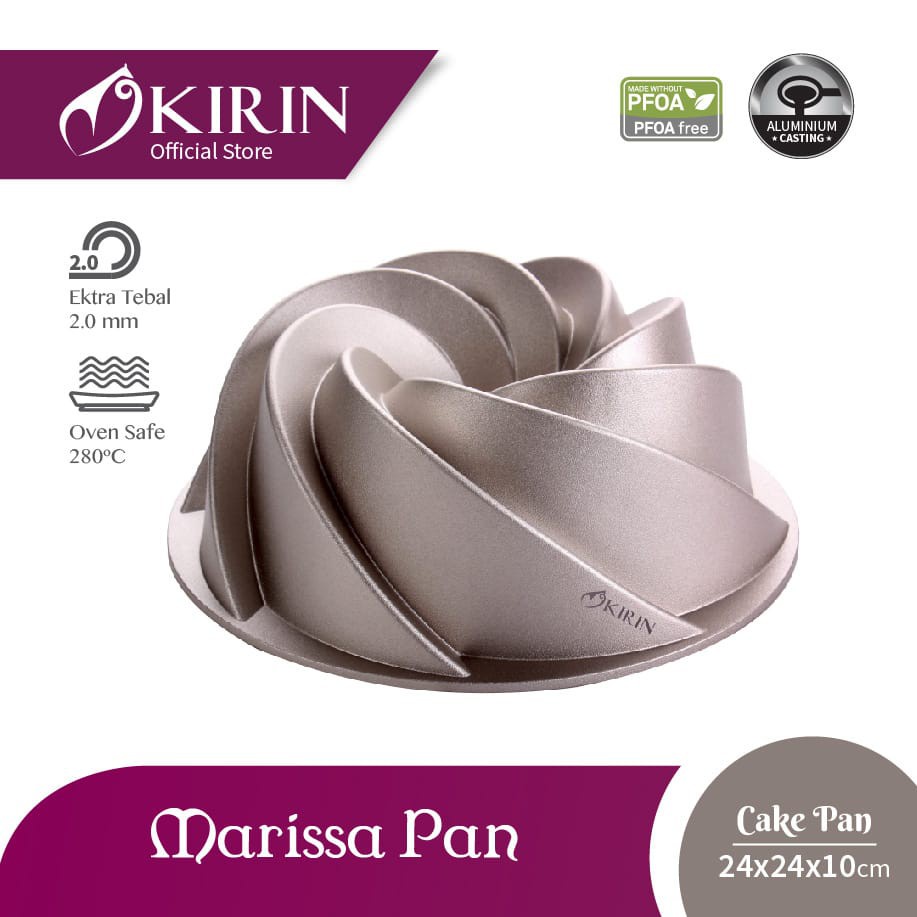 KIRIN PREMIUM CAKE PAN MIX CHAMPAGNE GOLD LILY CLASSIC PANDORA