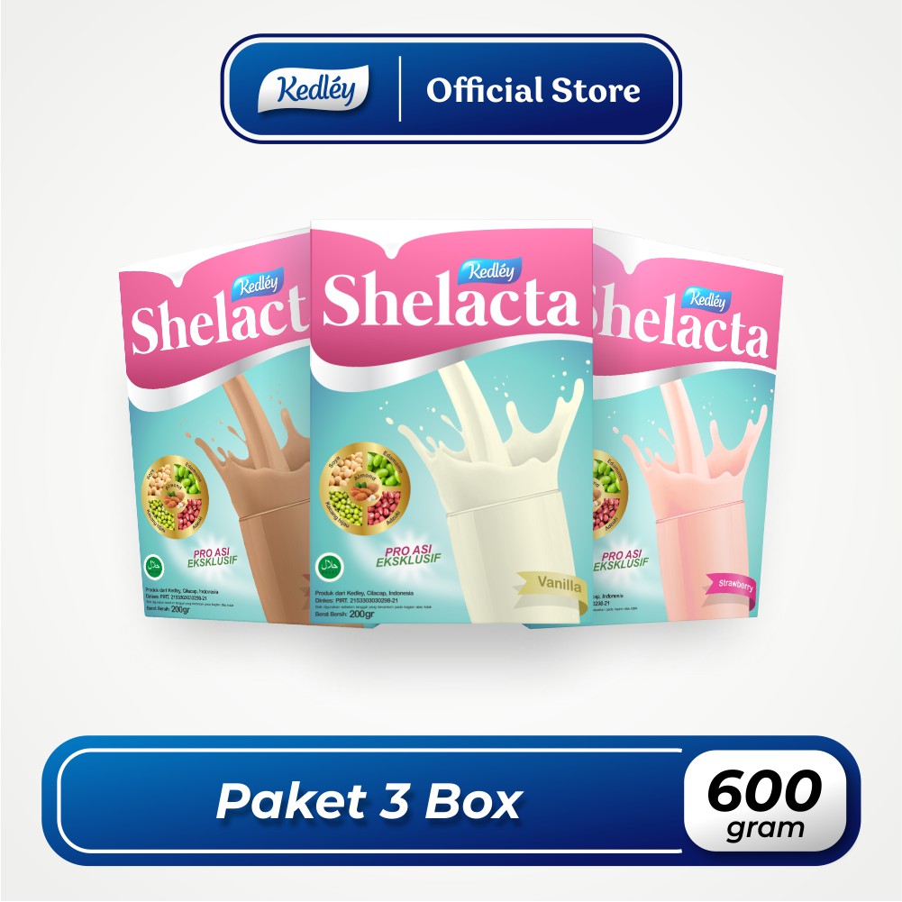 Jual Shelacta Susu Almond Booster Asi Paket Kotak Gr