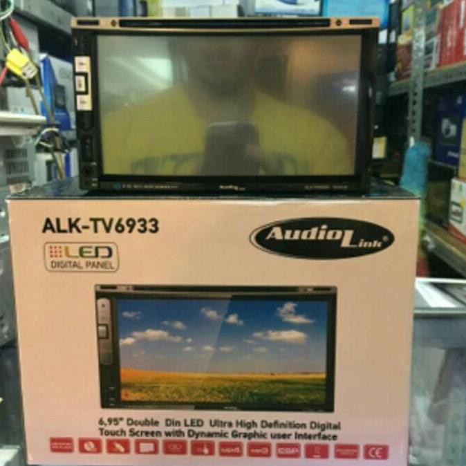paket tv mobil/dvd double din dengan sensor camera led