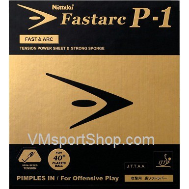 Nittaku Fastarc P-1 - Karet Rubber Bet Bat Pingpong Fast Arc P1