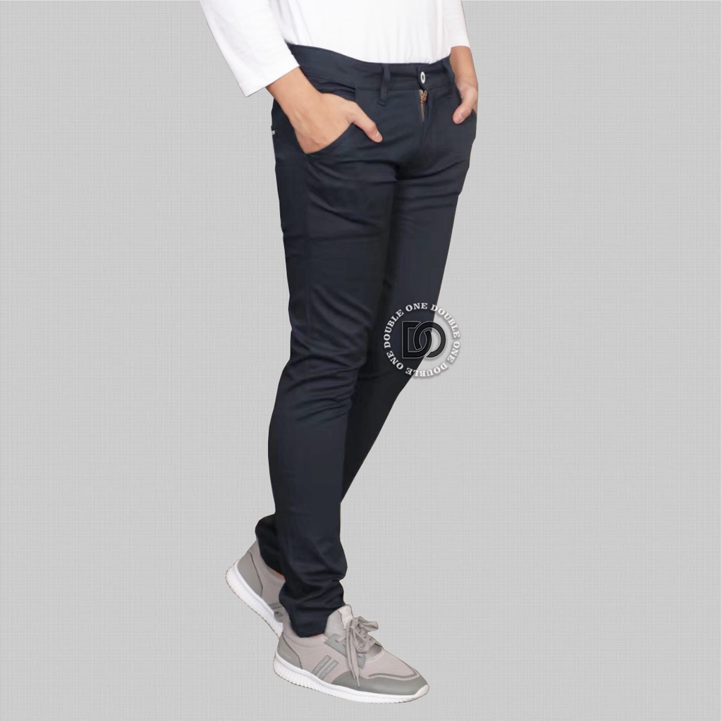 Celana Chino Pria Panjang Slim Fit Original FIFTEEN DENIM