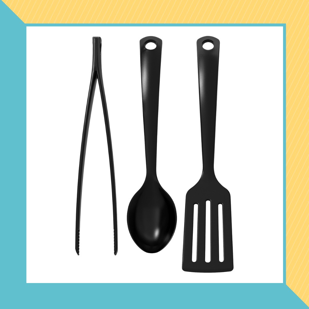GNRP | Paket set alat masak dapur isi 3 pcs capitan, Sendok dan sutil untuk wajan