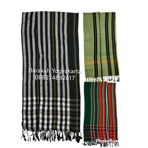 Sorban Qubbatul hadro tenun bahan import halus sorban zaweeya habib syekh sorban salur solo surban h