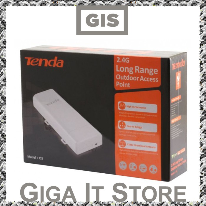Tenda O3 Wireless Outdoor Point To Point Router 5KM Extender 2.4Ghz