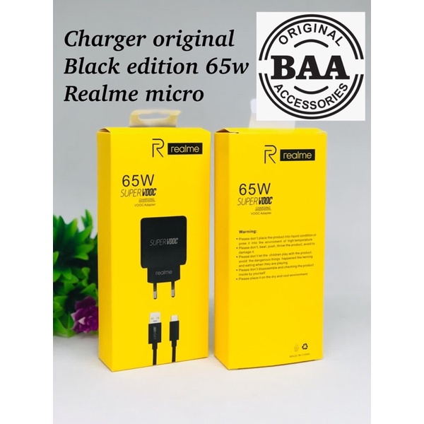 PROMO CHARGER REALME R17PRO BLACK SERIES MICRO TYPE C