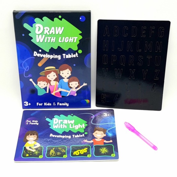 

Draw With Light Developing Tablet Papan Tulis Ajaib Magic Drawing A4 - A3 Berkualitas