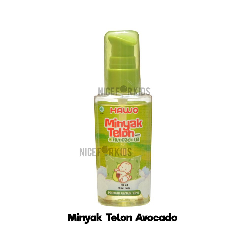 Hawo Minyak Telon Avocado Oil Avocado Oil Plus 80ml