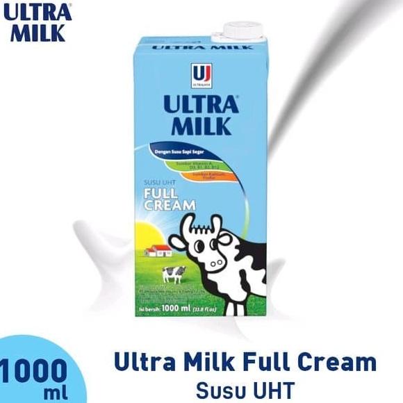 

BAYAR COD Susu Ultra Milk 1 Liter - GROSIR 1 Karton - Full Cream