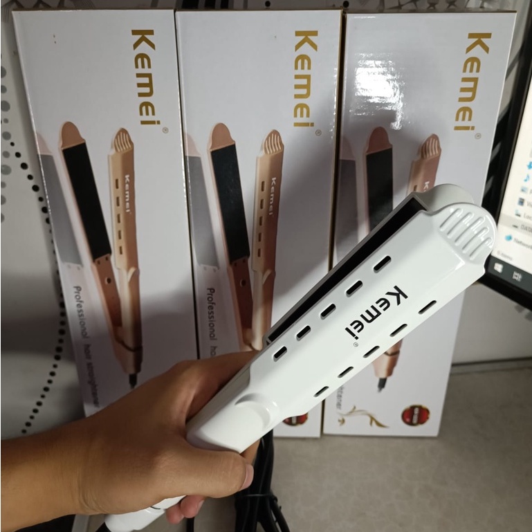 CATOK RAMBUT/PELURUS RAMBUT ORIGINAL KEMEI KM-3229 PROFESIONAL HAIR STRAIGHTENER
