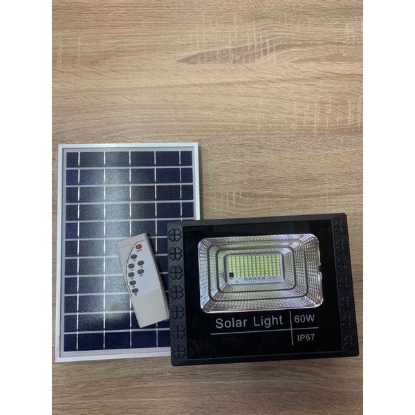 Lampu Sorot Led Solar panel 60 Watt 60W Tenaga surya Papan solar