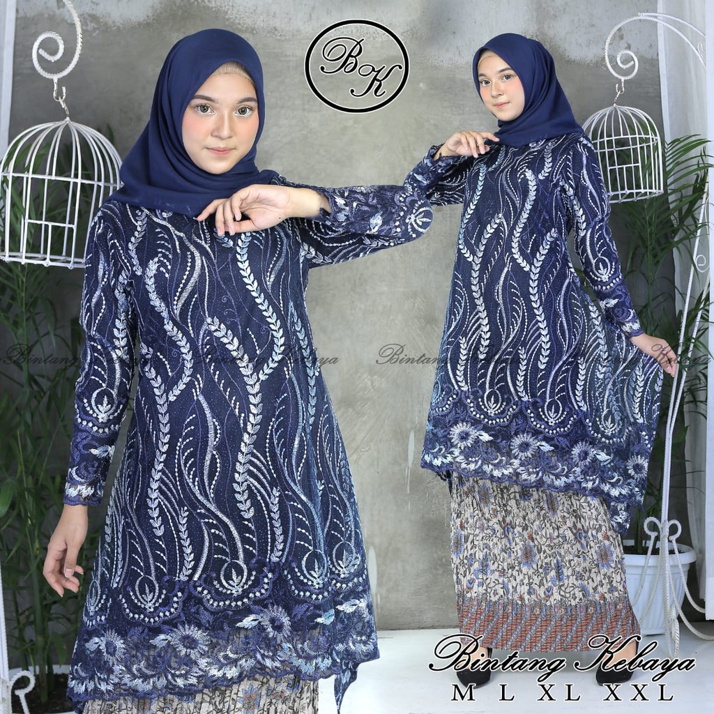 PROMO SET TUNIK BORDIR TIMBUL / SET TUNIK TULLE BORDIR