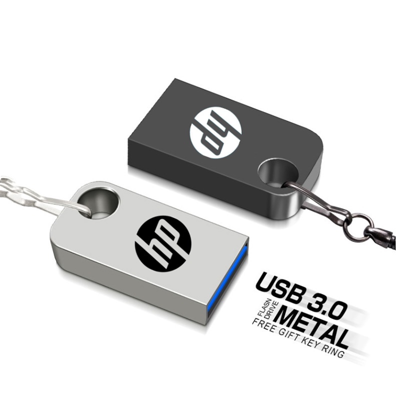 Flash Drive HP Mini 128GB 256GB 512GB 1TB 2TB USB3.0 Flash Drive Gunmetal Cocok Untuk Simpan Foto, Video Dan Lagu