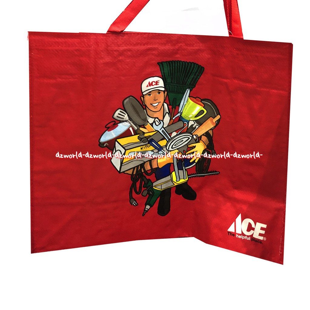 Ace Goodie Bag Kantong Daur Ulang Besar ACE Hardware Merah