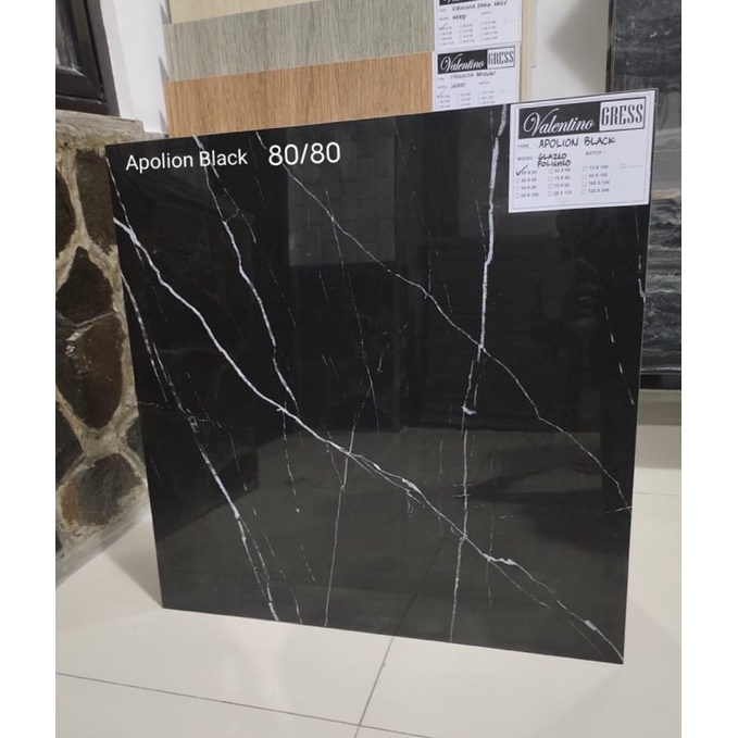 GRANIT VALENTINO APOLION BLACK 80x80