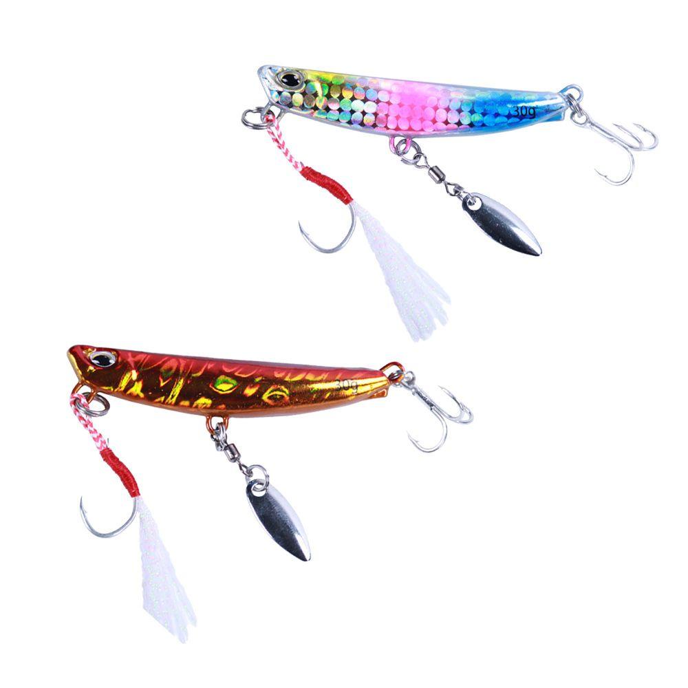 Preva Metal Fishing Lure Sequin Ikan Kecil Warna Warni 60G Lead Casting