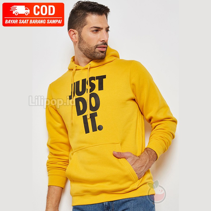 Lilipop.id  Sweater Pria JDI Just Do it Hoodie Jumper Outwear