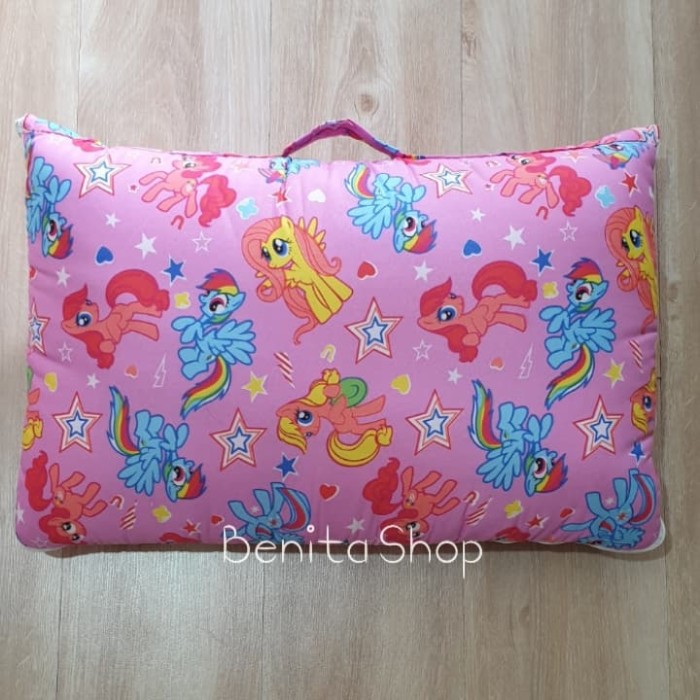 Selimut Bulu Karakter Halus Polos Tebal Dewasa 180X200 King Motif GN506 Balmut Kotak Little Poni P
