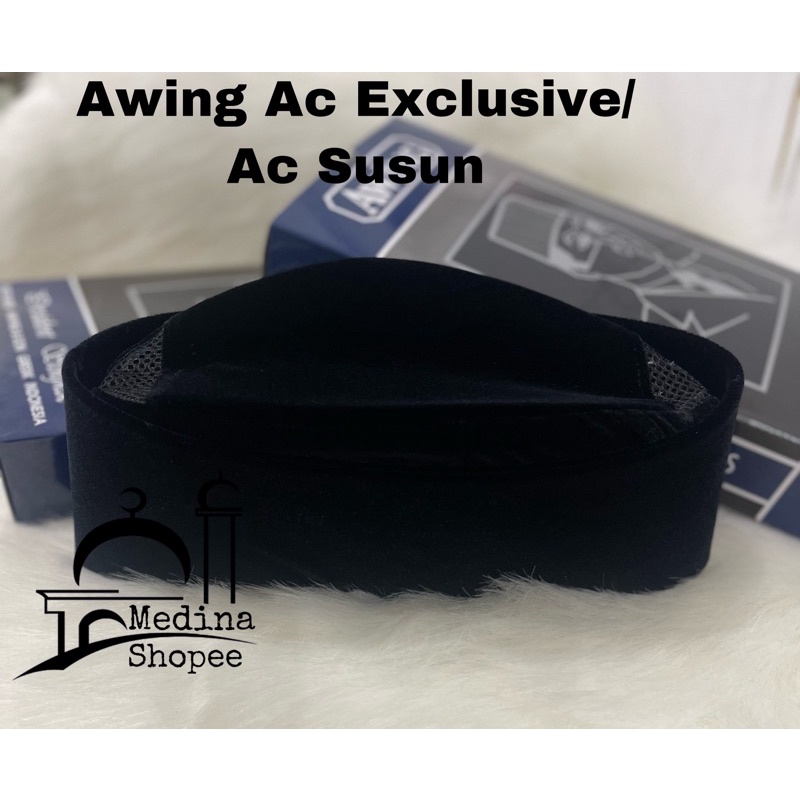 Songkok / peci AWING AC Exclusive/ peci susun Original 100%