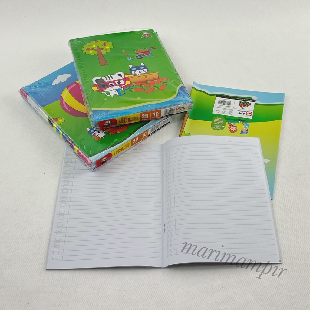 

BUKU TULIS GARIS DODO 30 LBR ( UK. 20.5 X 15.5 CM )