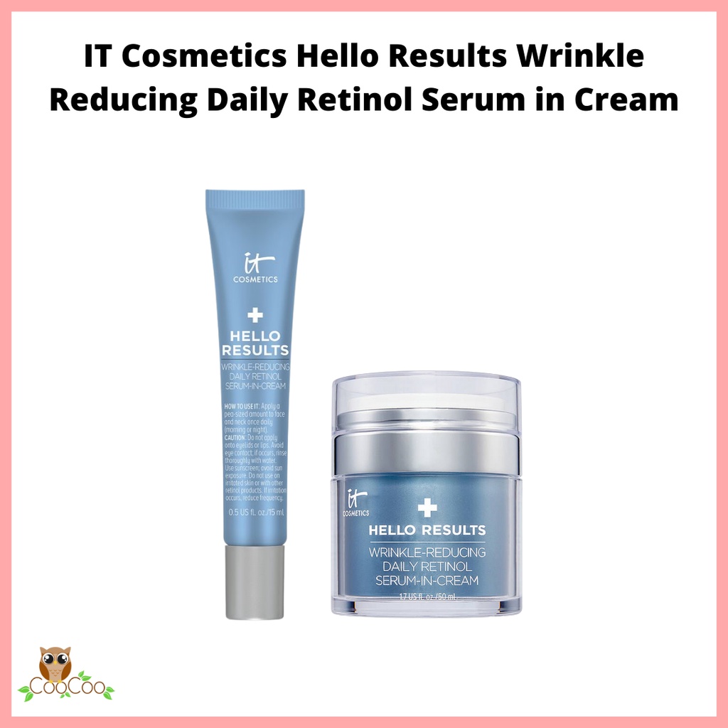 IT Cosmetics Hello Results Wrinkle Reducing Daily Retinol Serum in Cream