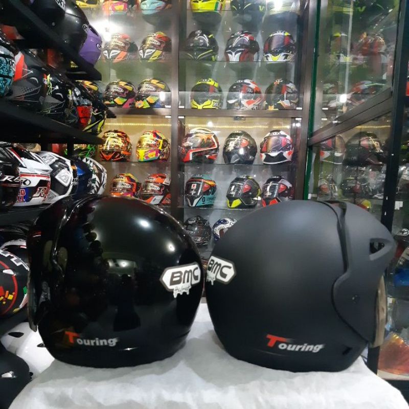 HELM BMC TOURING HITAMMETALIK/HITAMDOFF