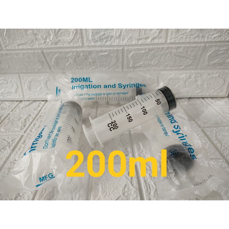 Suntikan Besar 200ml Large Cylinder 200ml Syringe