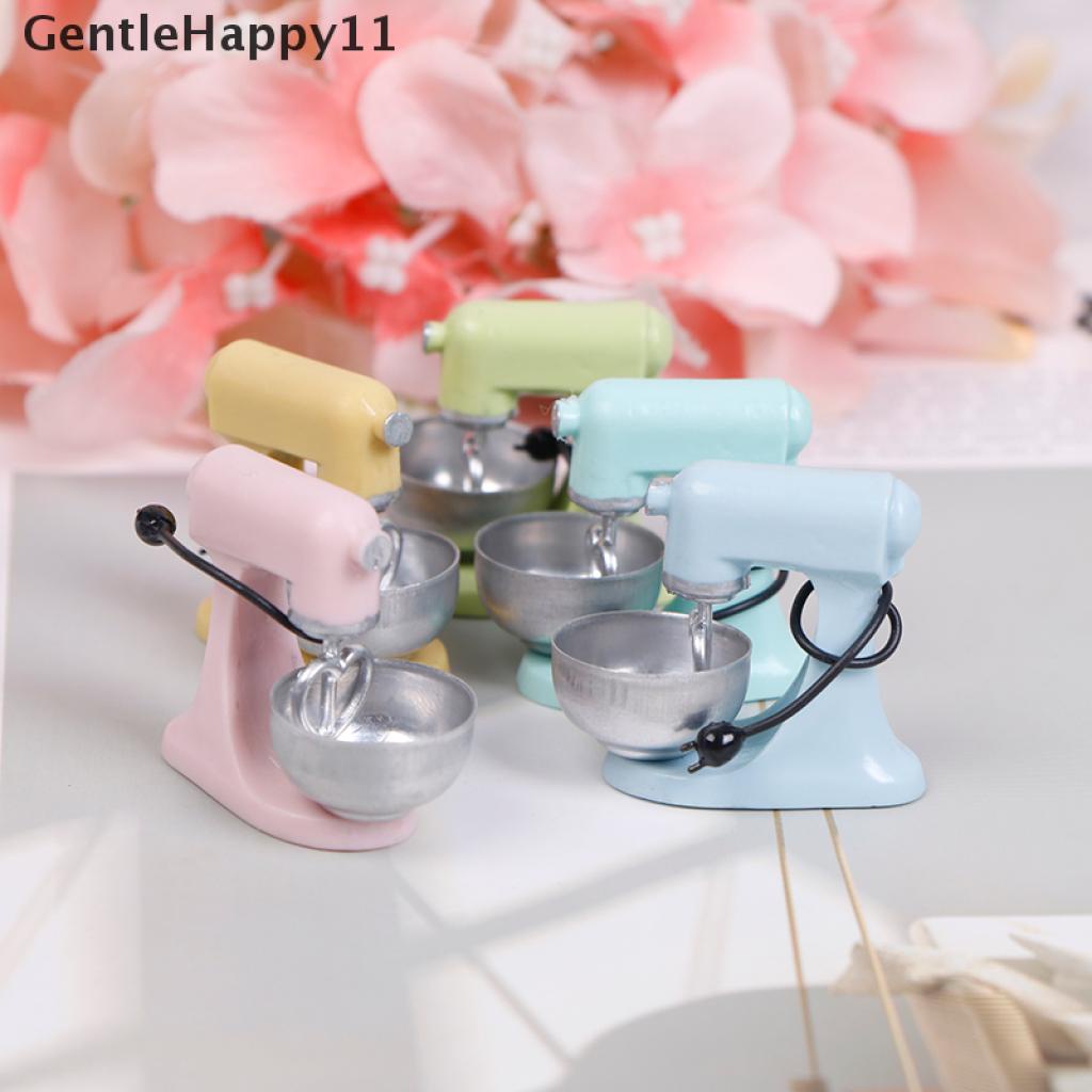 Gentlehappy Mainan Miniatur Mixer Modern Skala 1: 12 Untuk Aksesoris Dapur Rumah Boneka