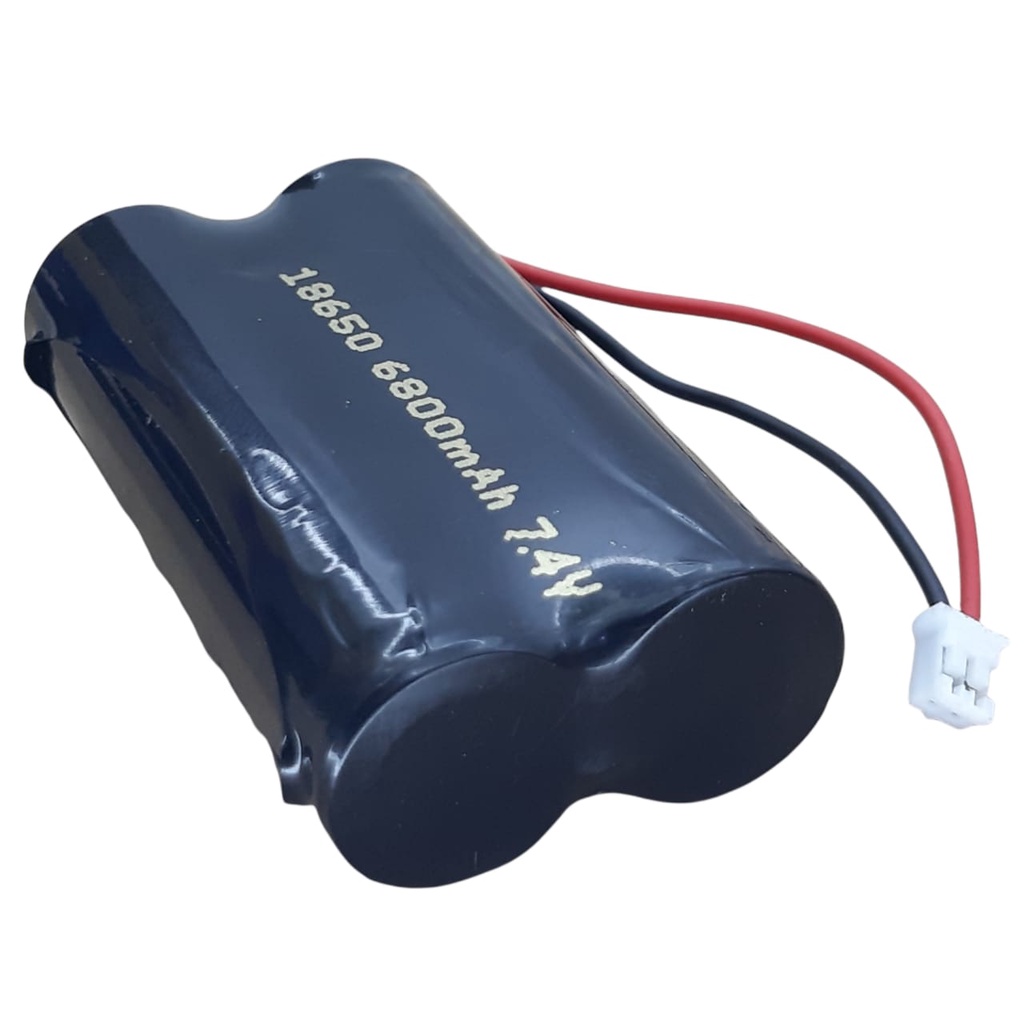 Promo Baterai Speaker Bluetooth 2x18650 LI-iON 7.4V-6800mAh  Socket PH 2.0 2Pin