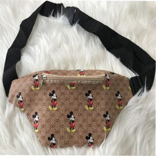 T180 TAS WAISTBAG WOMEN MICKEY MOUSE TERMURAH DAN TERLARIS  COD