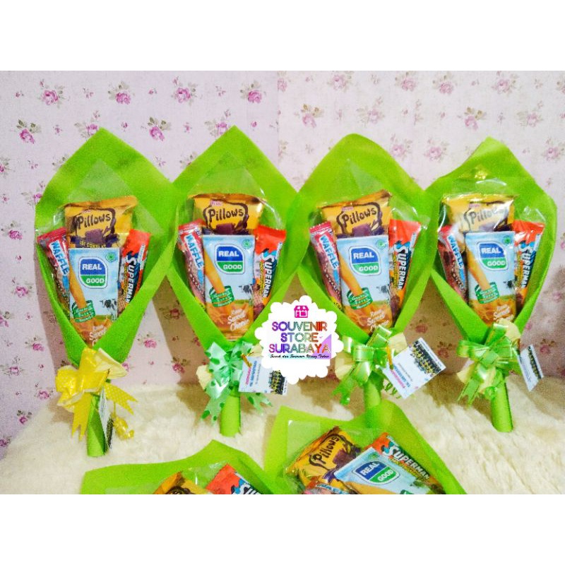 Bucket Snack Murah/ Bucket murah / Snack Ultah anak/ Bouquet Surabaya/Bingkisan Ultah /Snack Bouquet