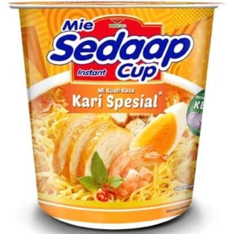 

mie sedaap cup rasa kari spesial 81gr mie kuah sedap cup mie siap saji