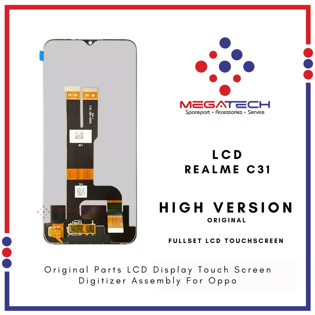 LCD Realme C31 Fullset Touchscreen - ORI