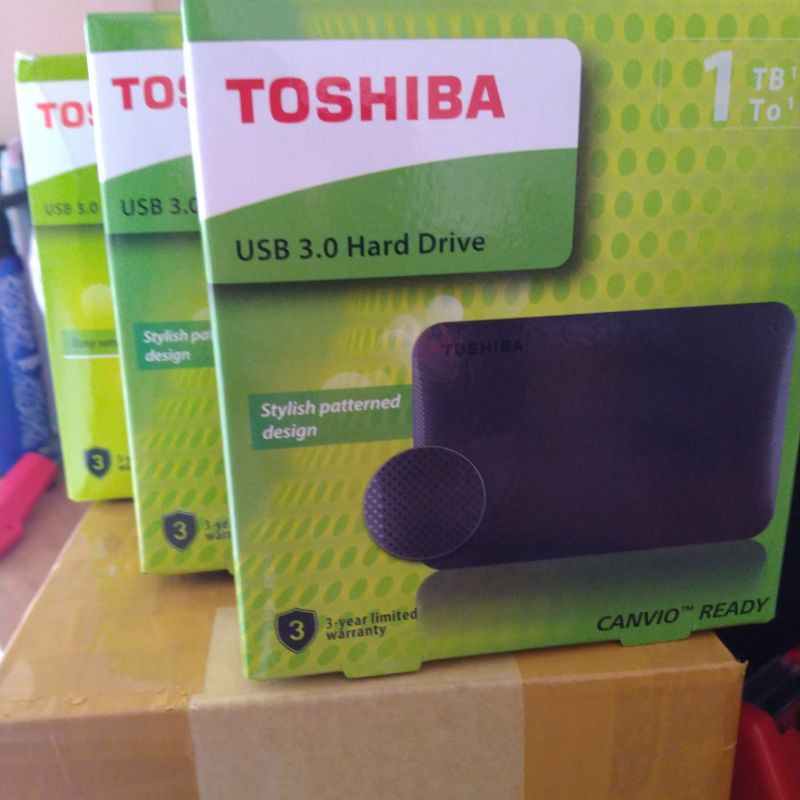 HARDISK TOSHIBA CANVIO 1TB ORI RESMI INDONESIA 3TH