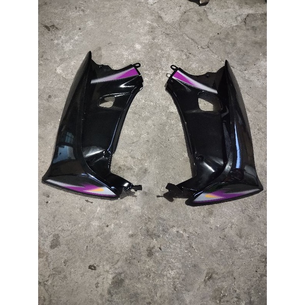 COVER SAYAP LUAR DALAM SUPRA X LAMA STRIP UNGU