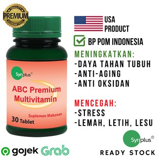 Jual Synplus Premium Multivitamin USA Multivitamins Komplit - Vitamin ...