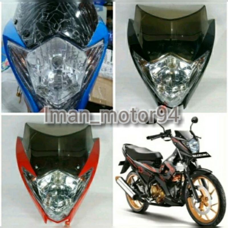 Batok kepala reflektor lampu depan satria fu 150 peslip tahun 2014