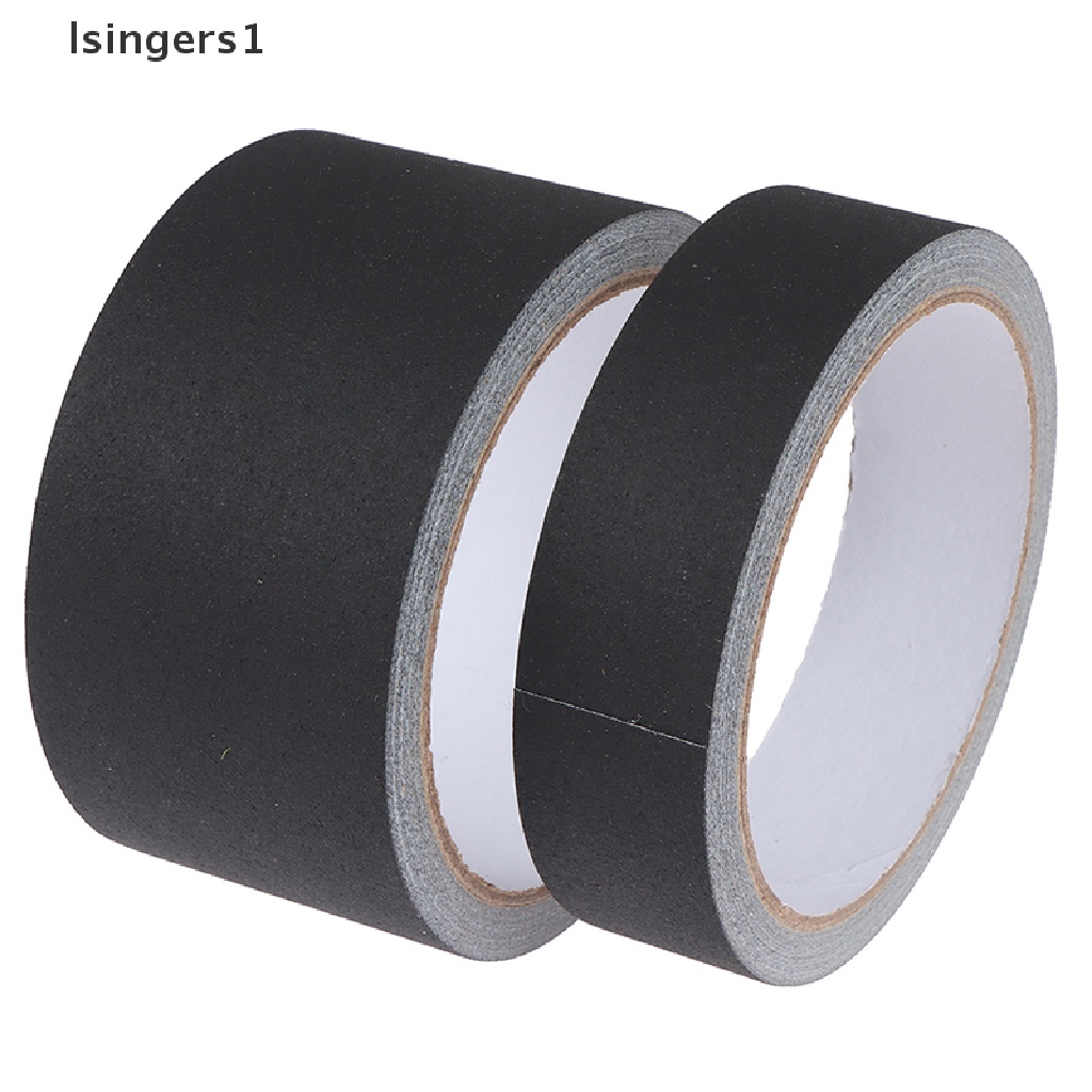 (lsingers1) Tape Matte Warna Hitam Untuk Reparasi Buku