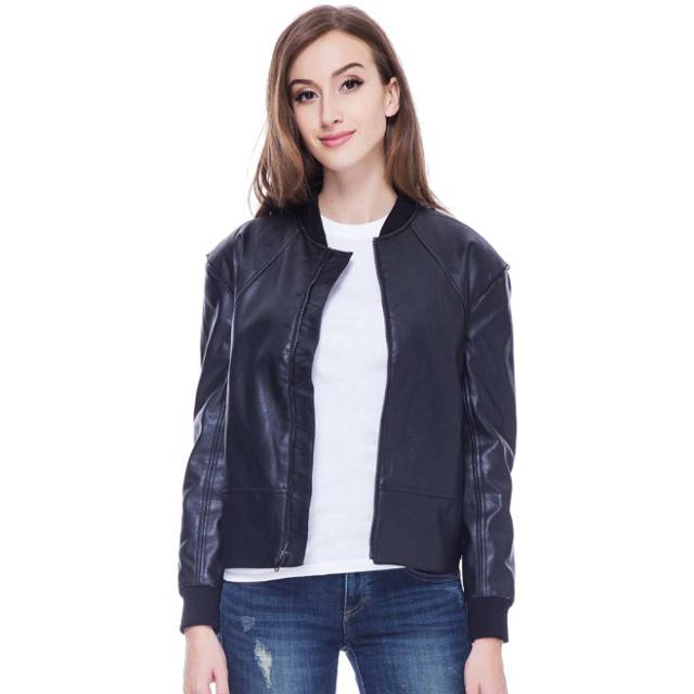 guess womens leather jacket