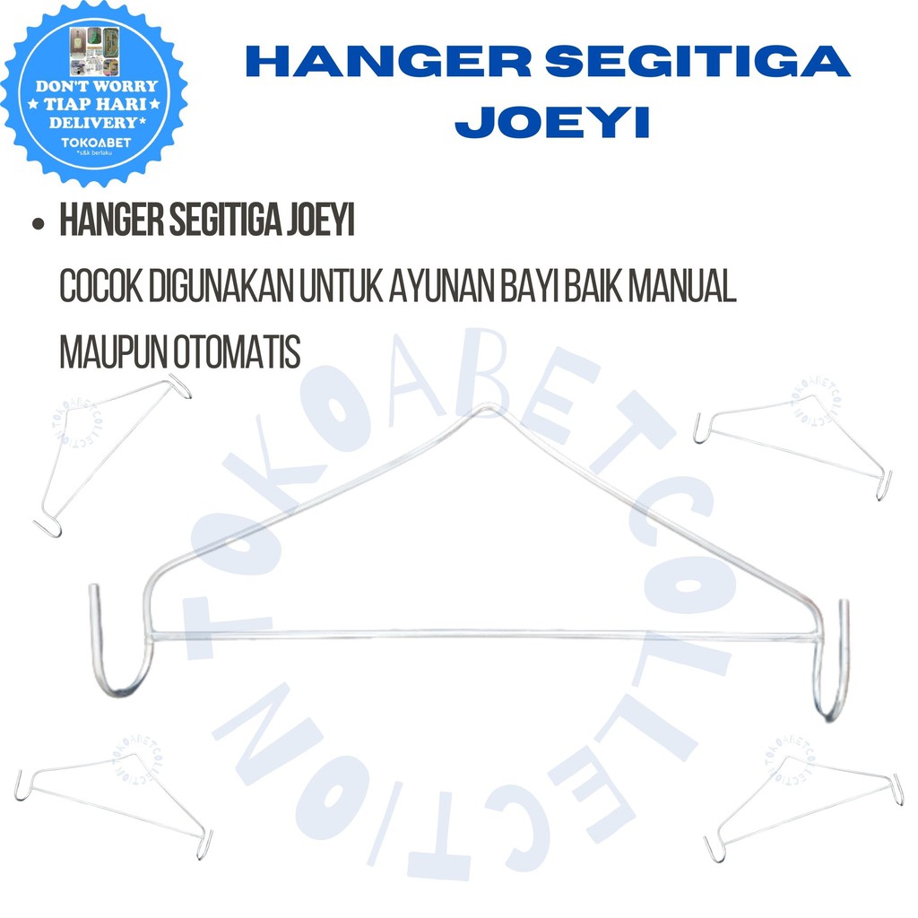 CUSTOM REQUEST Tiang Ayunan Bayi MY DEAR Hanger Segitiga Safety Belt Ayunan Karakter TOKOABET