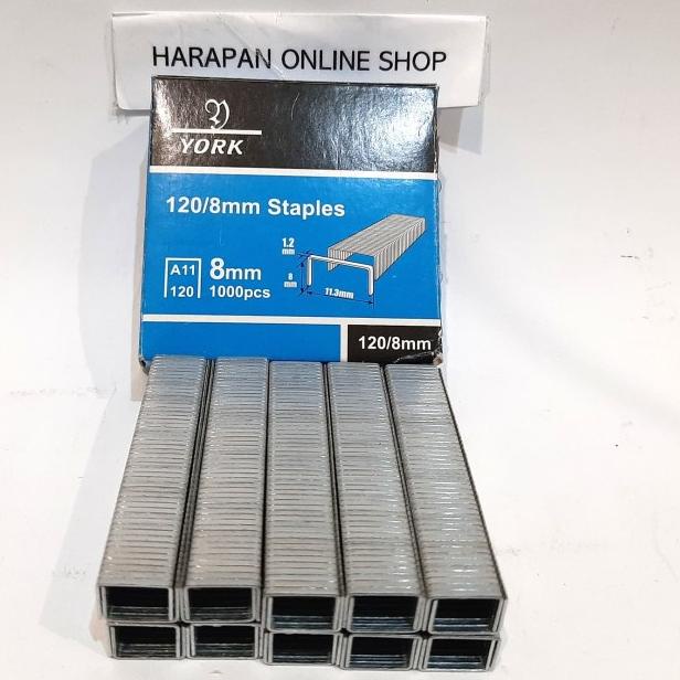 

← ISI STAPLES TEMBAK / STAPLE GUN MERK YORK 8 MM / Steples 1000 pcs ֍