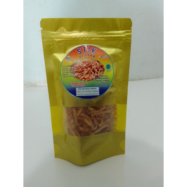 

[Ready] Stik Pepaya Crispy Rasau Jaya gurih dan nikmat 100gram.