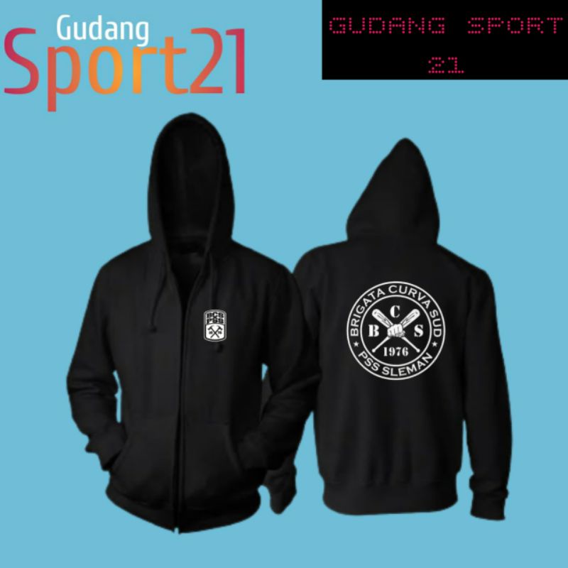 jaket ziper brigata curvasud bcs pss sleman jaket pss sleman