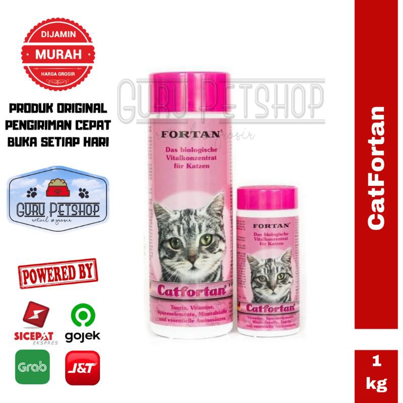 Vitamin Kucing Fortan Catfortan 1000gr / Multivitamin Cat Fortan