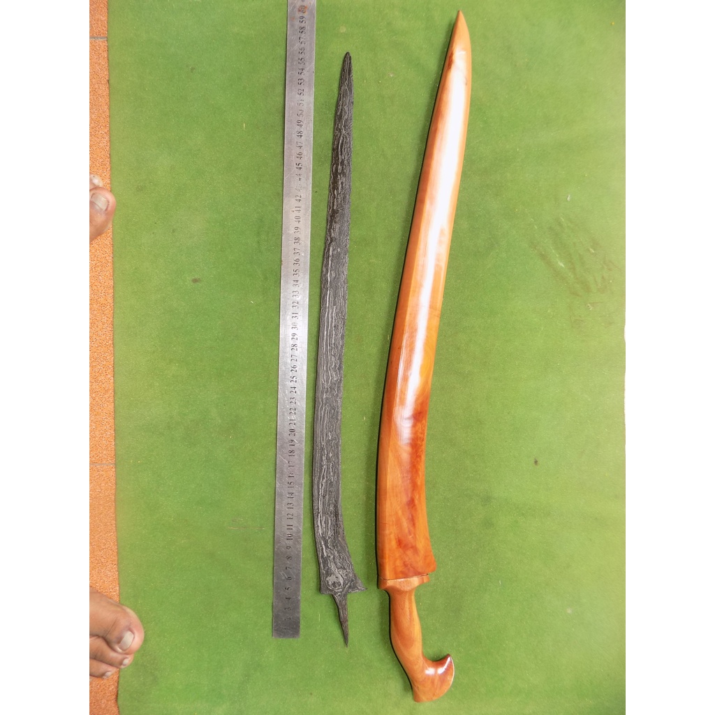 pedang suduk maru pamor kulit semangka era mataram tua