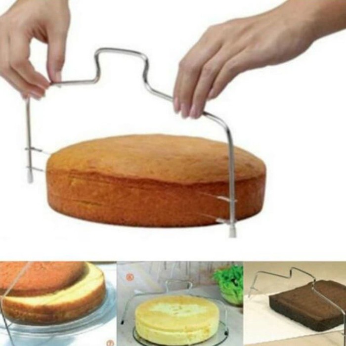 Jual CAKE LEVELER PEMOTONG KUE CUTTER SAMA RATA ADJUSTABLE TRIMMER