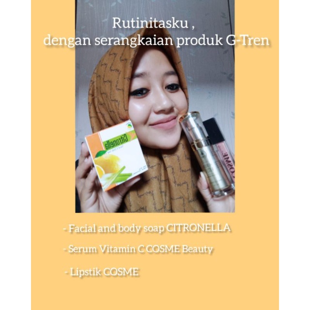 paket hemat perawatan wajah serum 30ml dan sabun Citronella 80gr