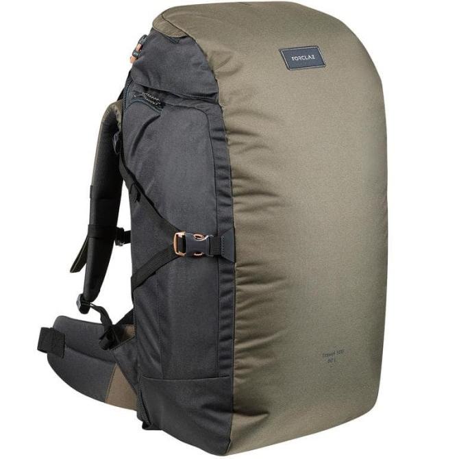 Decathlon Forclaz Backpack Travel 100 60L Khaki - 8554568