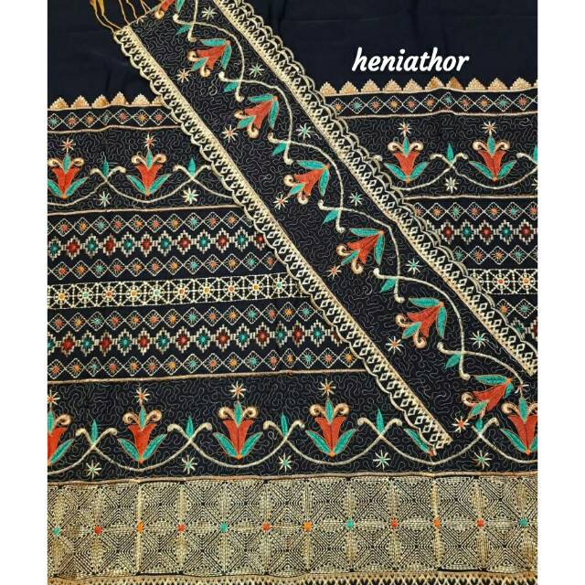 Tapis lampung antik bordir